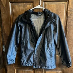North face youth wind breaker style jacket size Medium, color blue